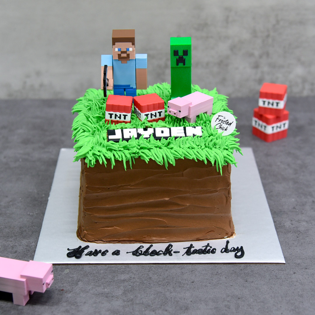minecraft square cake
