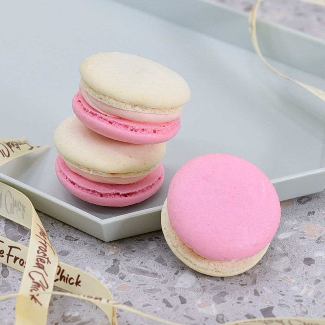 Strawberry macaron