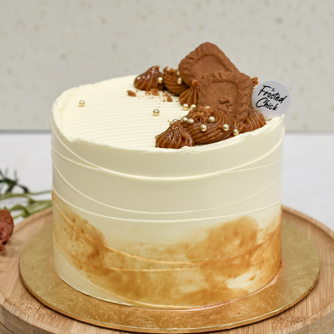 vanilla salted caramel buttercream cake