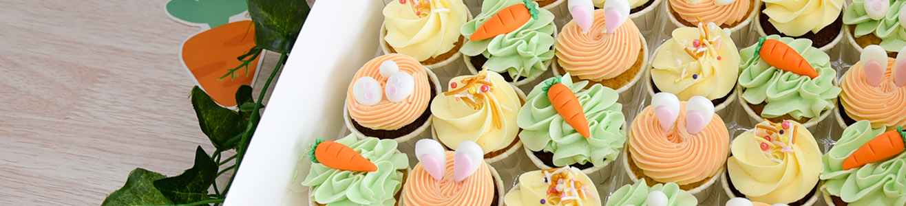 bunny rabbit mini cupcakes